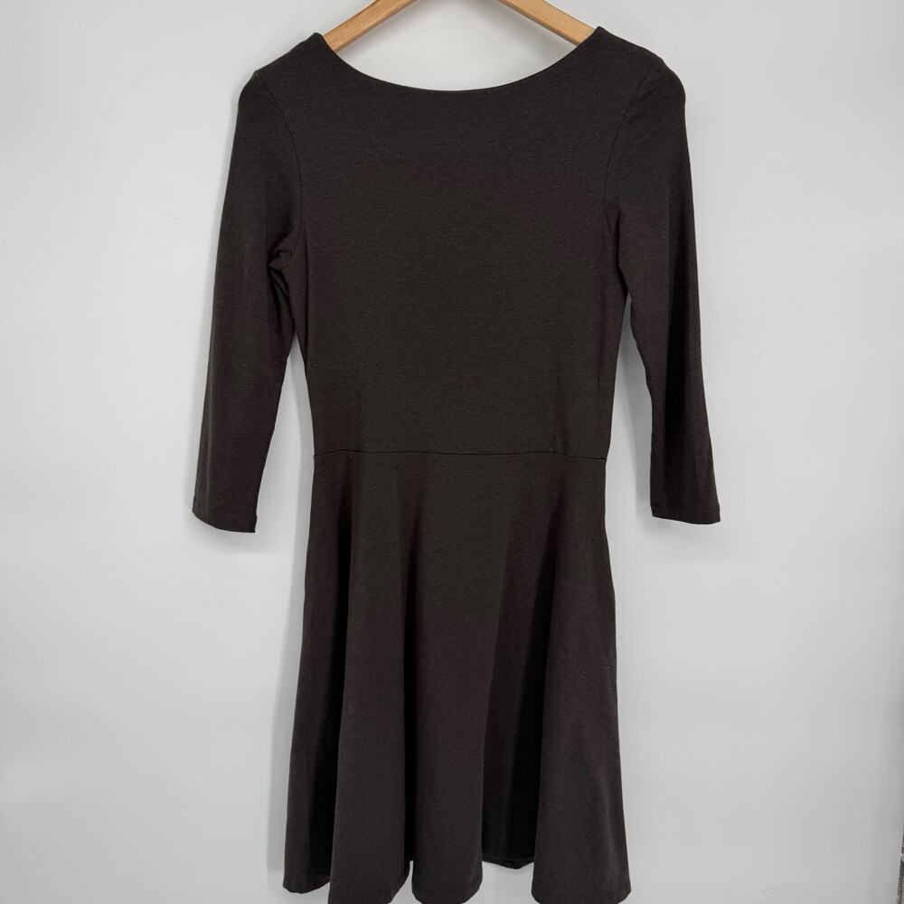 Pact Black Scoop Neck Mini Dress - Picture 2 of 7